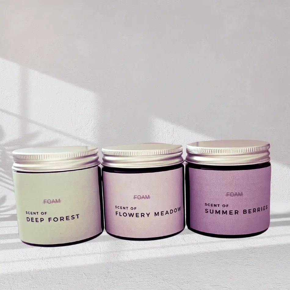 Presentbox Flowery scents doftljus FOAM Accessories