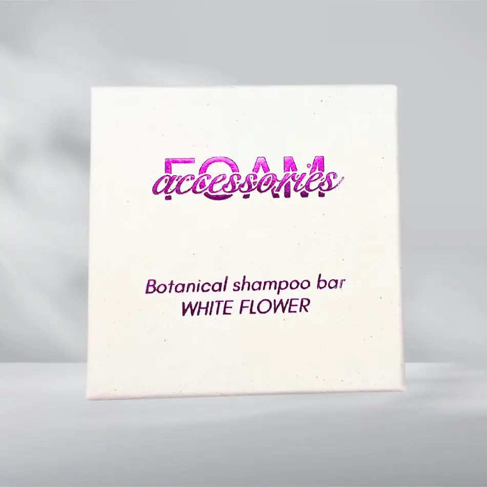 Schampokaka volymgivande - White Flower Shampoo bar.