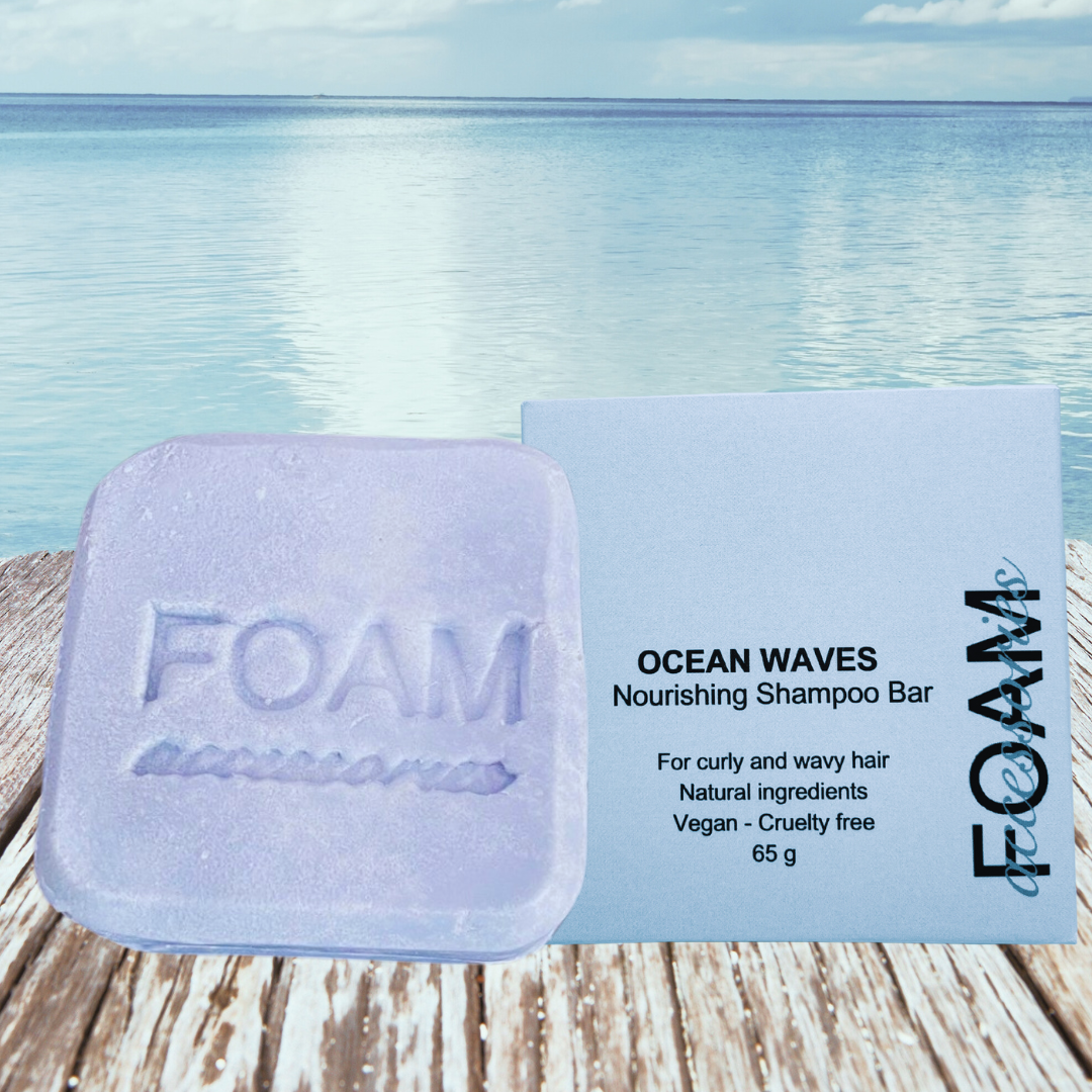 Shampoing solide Ocean Waves - cheveux bouclés
