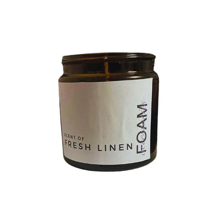 Scent of fresh linen scented candle