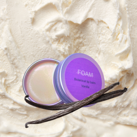 Ekologiskt läppbalsam - Botanical Lip Balm Cocoa Vanilla FOAM Accessories
