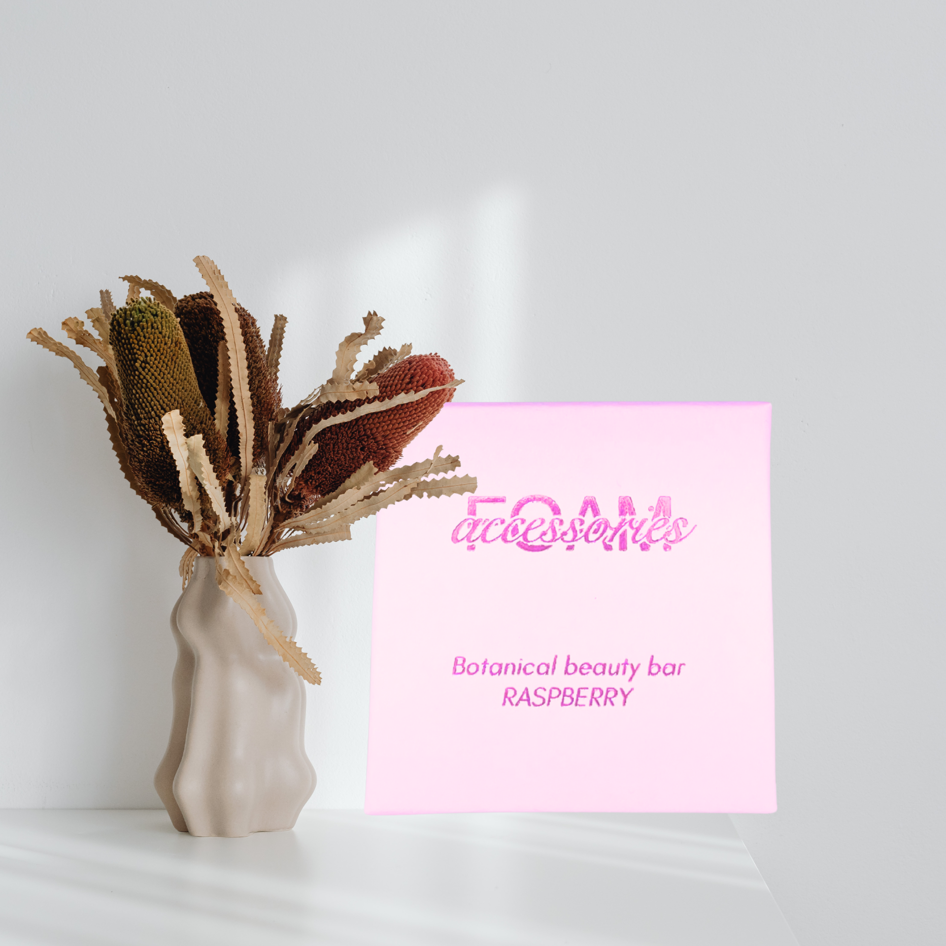 Kroppstvål - Vårdande beauty bar Raspberry.