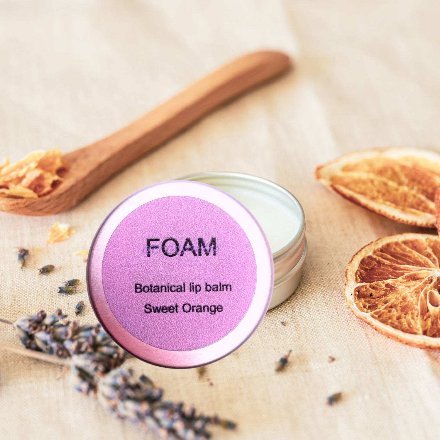 Ekologiskt läppbalsam - Botanical Lip Balm Sweet Orange FOAM Accessories