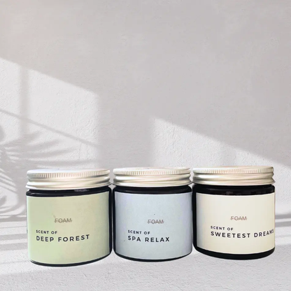 Presentbox Relaxing scents doftljus FOAM Accessories