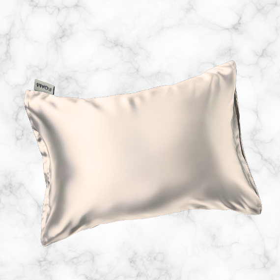 Satin pillowcase cream