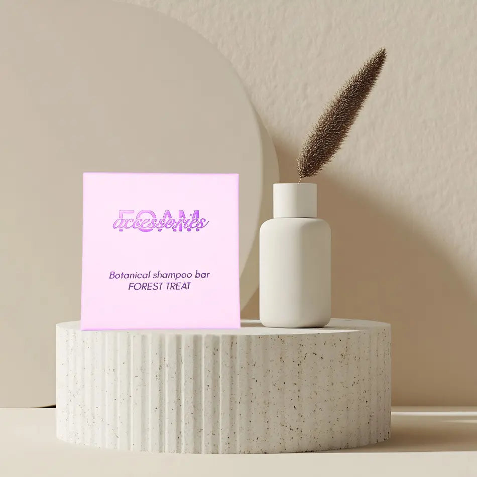 Schampokaka för torrt och slitet hår- Forest Treat Shampoo bar.