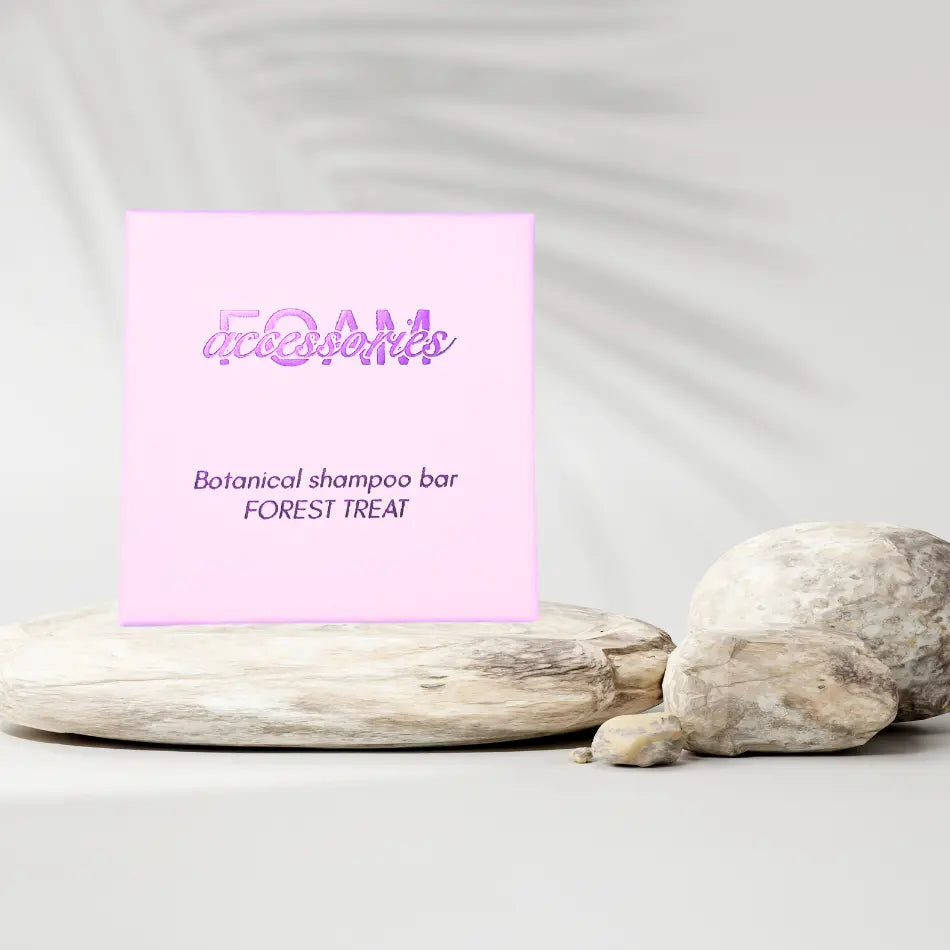 Schampokaka för torrt och slitet hår- Forest Treat Shampoo bar.