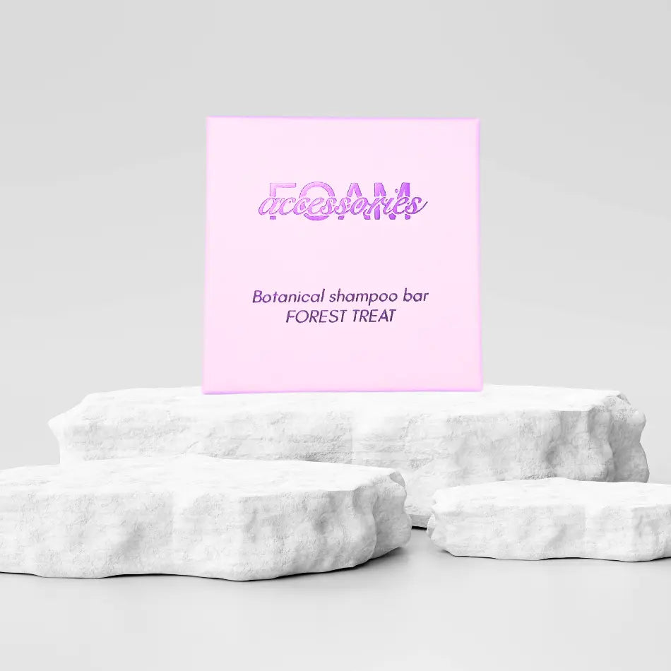 Schampokaka för torrt och slitet hår- Forest Treat Shampoo bar.